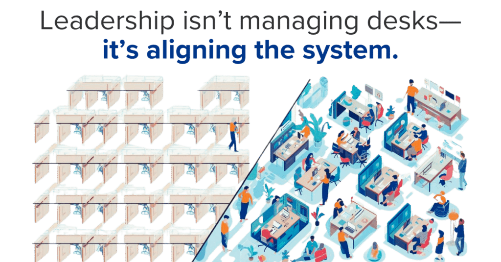 Leadership is aligning the workplace experience system